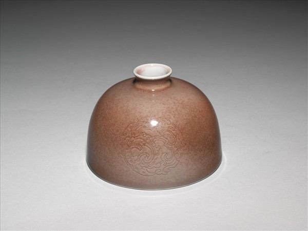 豇豆紅釉蟠龍紋太白尊