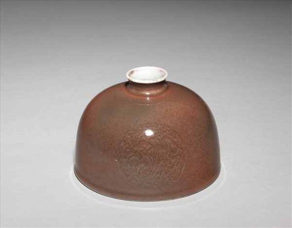 豇豆紅釉蟠龍紋太白尊