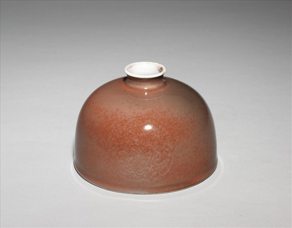 豇豆紅釉蟠龍紋太白尊