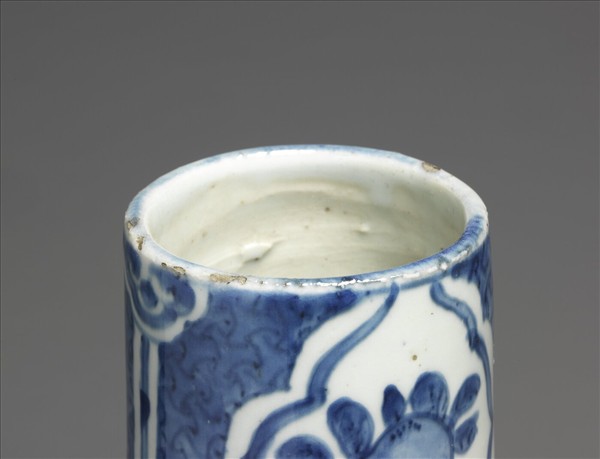 青花番蓮紋葫蘆瓶