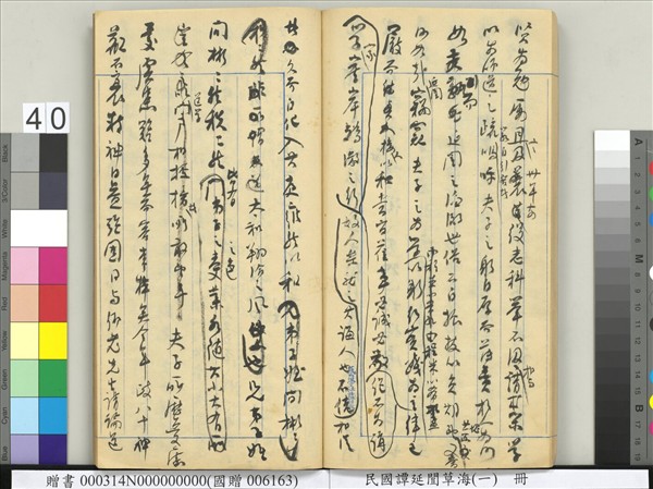 民國譚延闓草海（一）　冊