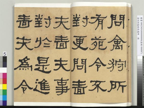 清何紹基臨張遷碑　冊