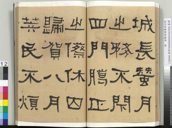 清何紹基臨張遷碑　冊