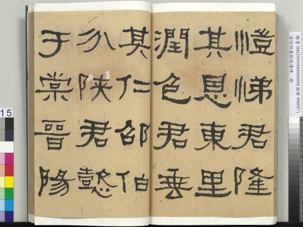 清何紹基臨張遷碑　冊