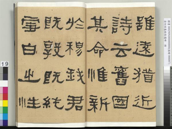 清何紹基臨張遷碑　冊