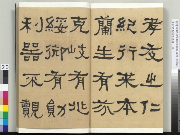 清何紹基臨張遷碑　冊