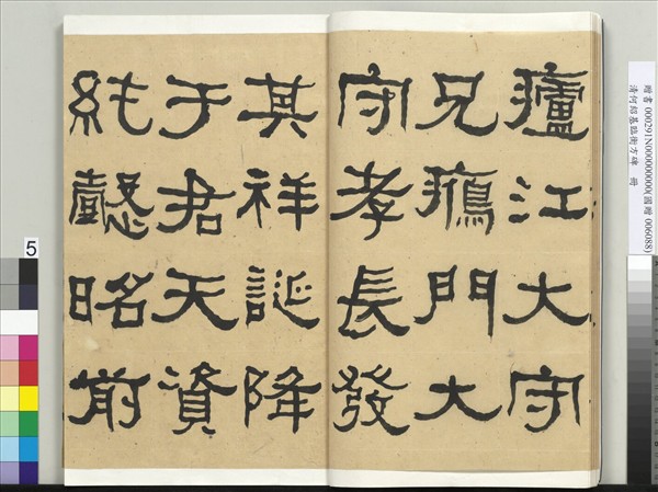 清何紹基臨衡方碑　冊