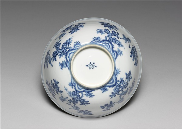 青花花鳥紋碗