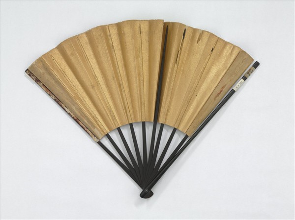 明沈周畫竹林書屋　成扇