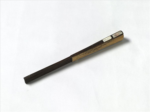 明唐寅秋林圖　成扇