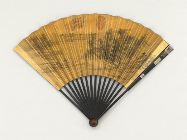 明唐寅畫歸牧　成扇