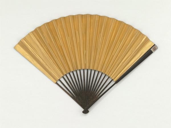 明唐寅畫遠眺圖　成扇