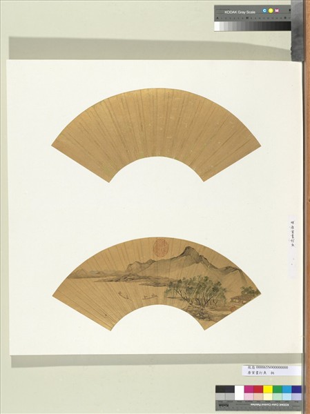 明唐寅畫打魚　冊頁