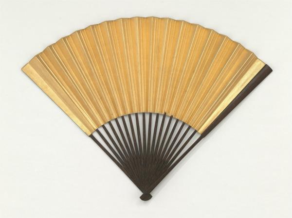 明仇英畫柳莊　成扇