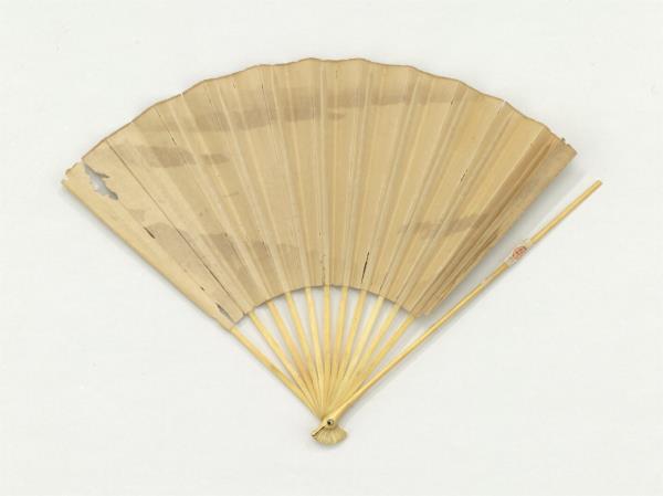 明仇英畫采蓮　成扇