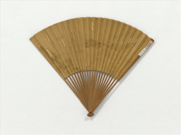 明仇英畫觀蓮　成扇