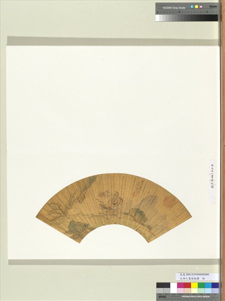 明文伯仁畫偷桃圖　冊頁