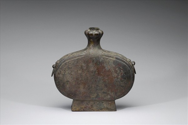 獸環扁壺