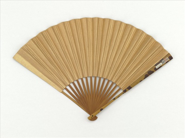 明陳祼畫深秋茆舍　成扇