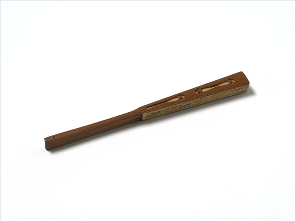 明陳洪綬畫梅竹圖　成扇