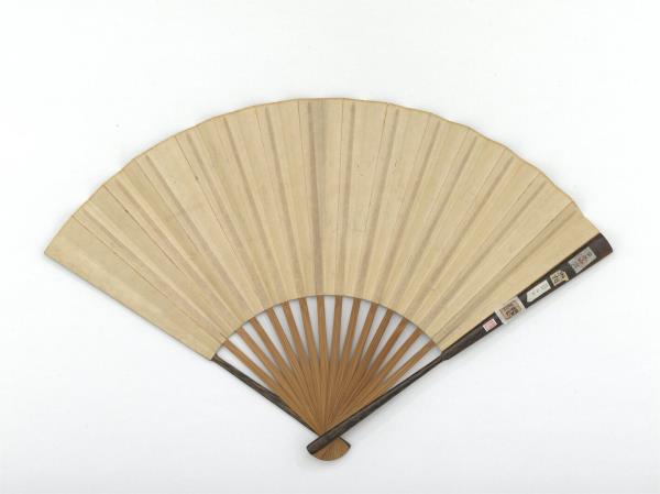 明李世光畫西園雅集　成扇