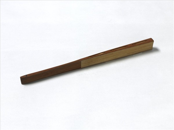 明文徵明畫仿倪雲林圖並自書七言律詩文彭書記彭年書跋周天球書七言絕句　成扇