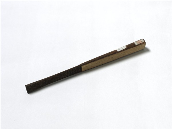 明陳道復畫竹枝山鳥並自書五言古詩　成扇　陳道復畫竹枝山鳥