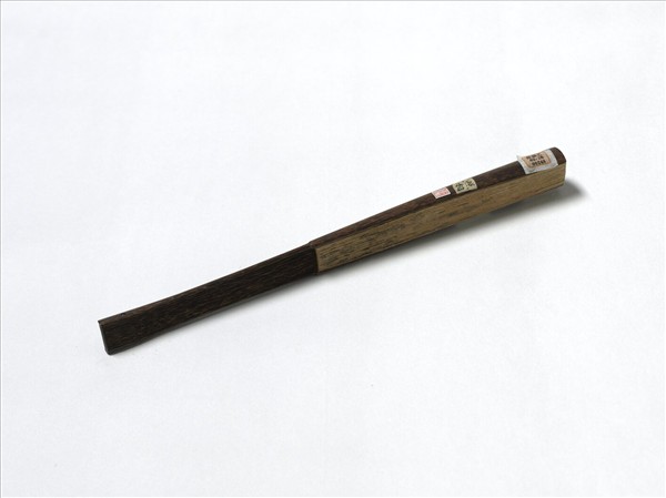 明陳道復畫竹枝山鳥並自書五言古詩　成扇　陳道復畫竹枝山鳥