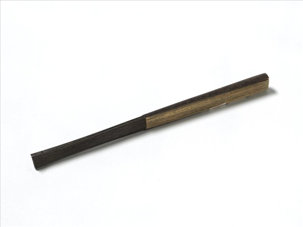 明陳元素畫蘭亭圖並自書蘭亭序　成扇　陳元素畫蘭亭圖