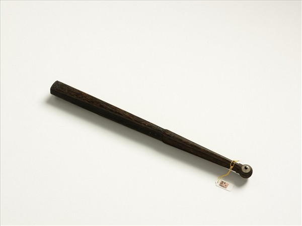 清于敏中書乾隆御製題自得軒紫藤詩　成扇