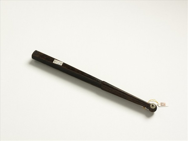 清于敏中書乾隆御製題自得軒紫藤詩　成扇