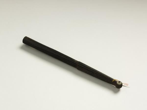 清彭元瑞書乾隆御製愛烏罕四駿歌　成扇