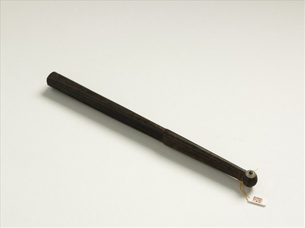 清于敏中書乾隆御製翠雲堂雙栝行　成扇