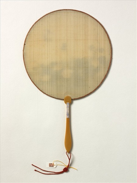 清人花卉　成扇