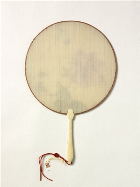 清人花卉　成扇