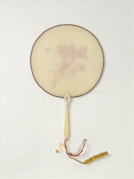 清人朱筆鍾馗　成扇