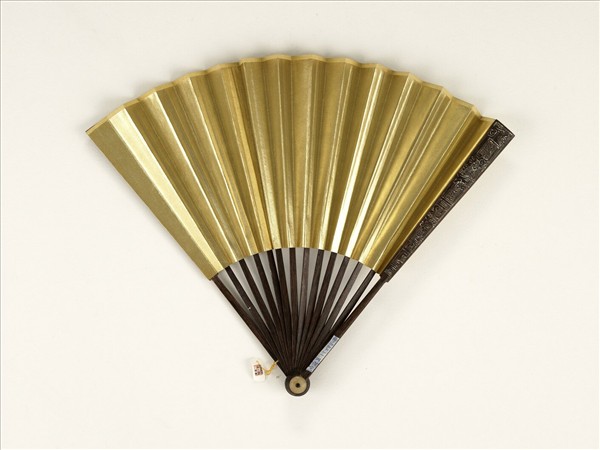 清人花卉　成扇