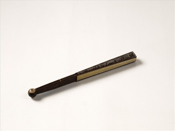 清人花卉　成扇