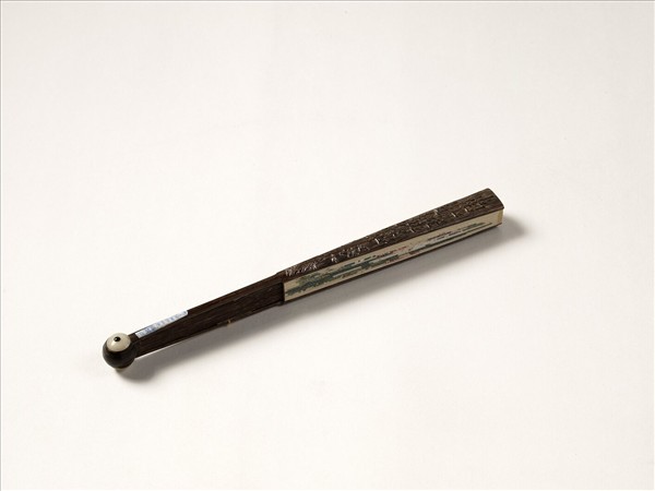 清人花卉　成扇