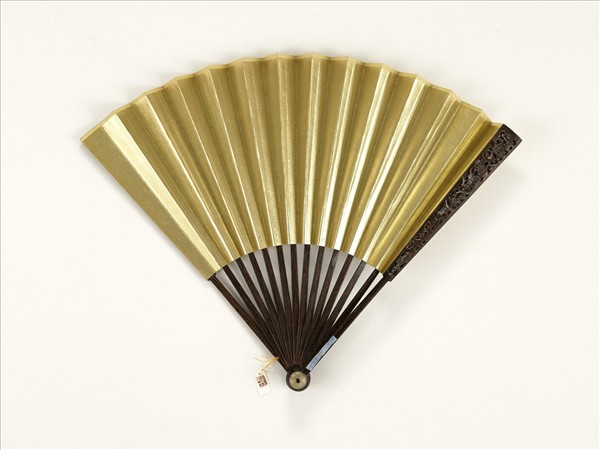 清人花卉　成扇