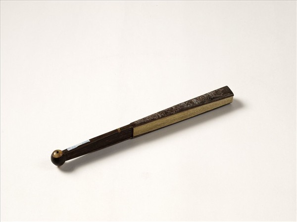 清人花卉　成扇