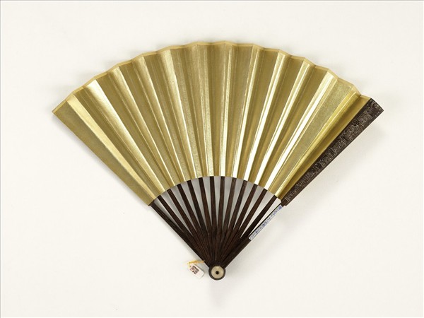 清人花卉　成扇