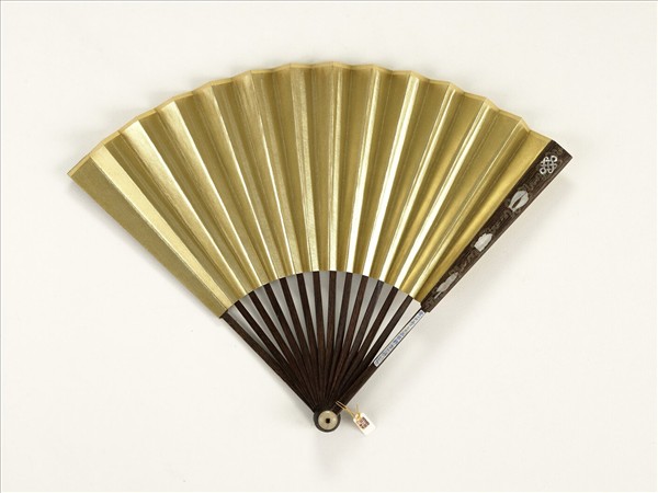 清人花卉　成扇