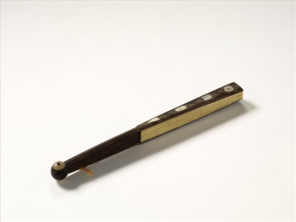 清人花卉　成扇