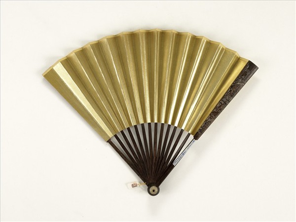 清人花卉　成扇