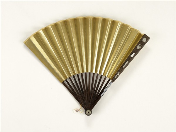 清人花卉　成扇