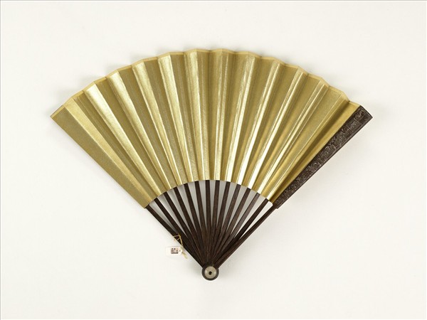 清人花卉　成扇