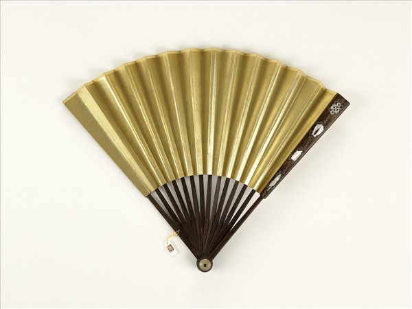 清人花卉　成扇