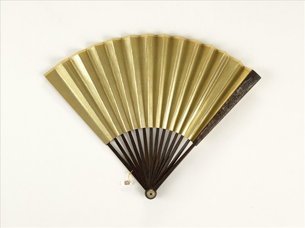 清人花卉　成扇