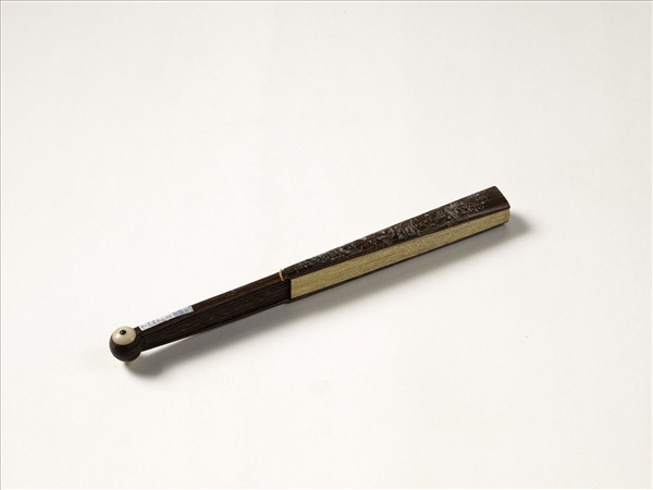 清人花卉　成扇